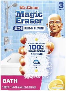 Mr. Clean 1037106 4.6 in. Magic Eraser Non-Scratch Cleaning Pad for All Purpose - 3 per Pack - Pack of 6