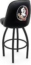 L048 Logo Grizzly Florida State (Head) Swivel Bar Stool