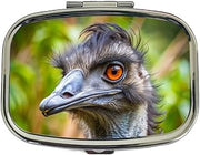 Emu Travel Pill Box Case | Small Compact