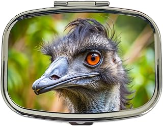 Emu Travel Pill Box Case | Small Compact