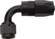 Reusable Hose End Black 90 Deg Elbow -8