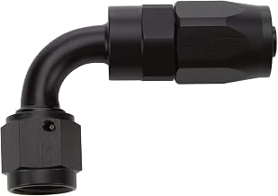 Reusable Hose End Black 90 Deg Elbow -8