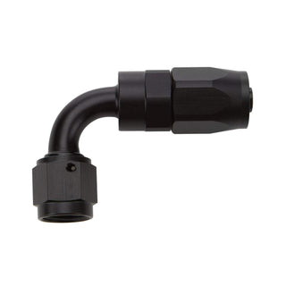 Reusable Hose End Black 90 Deg Elbow by Allstar Performance – Aluminum, Black, Model ALL49356