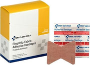 First Aid Only Fingertip Bandage, Fabric, PK25