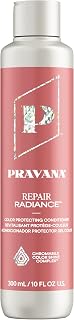 Pravana Repair Radiance Conditioner | Strengthens, Protects, Restores | For Damaged, Color Treated Hair | Reduces Breakage & Split Ends | Chromasilk Enhances Shine & Protection | Vegan | Paraben Free