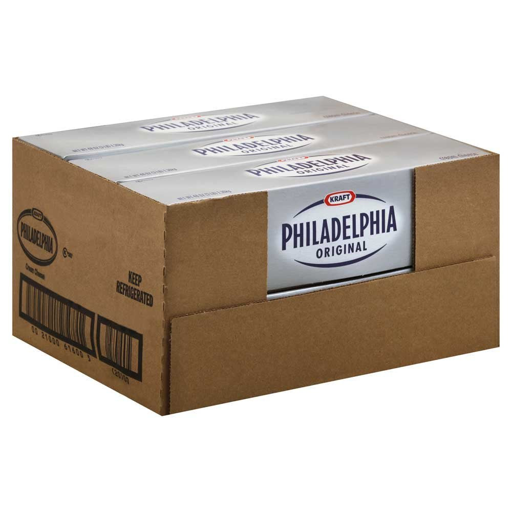 Kraft Original Cream Cheese Loaf by Philadelphia – 48 Ounce (Pack of 6), Pack of 6