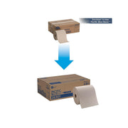 Brown Paper Towels Roll 7-7/8"W x 800'L by Georgia-Pacific – 6 Rolls (800 Sheets each), 40% Recycled Fiber, Paper, Brown, Model 26301