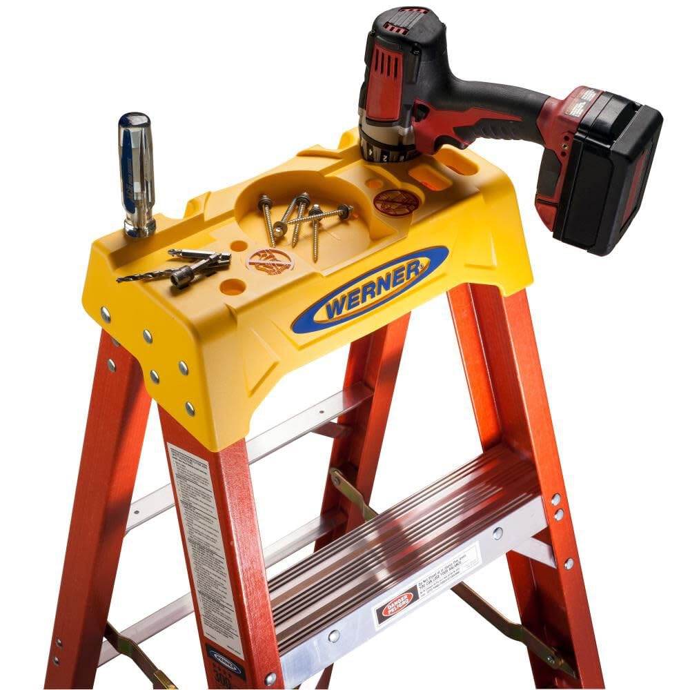 Werner 1 / 8 feet / Orange Step Ladders