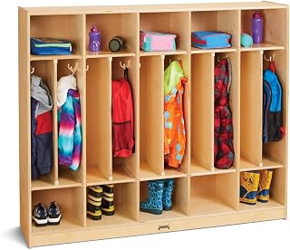 Jonti-Craft 2713JC Trim-n-Tidy Large Classroom Lockers - Kids Coat Locker for Daycare