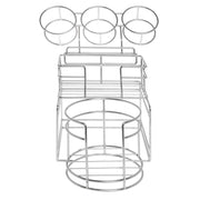 Basic Collection Wire Plate/Bowl by HUBERT – Carbon Steel, Grey