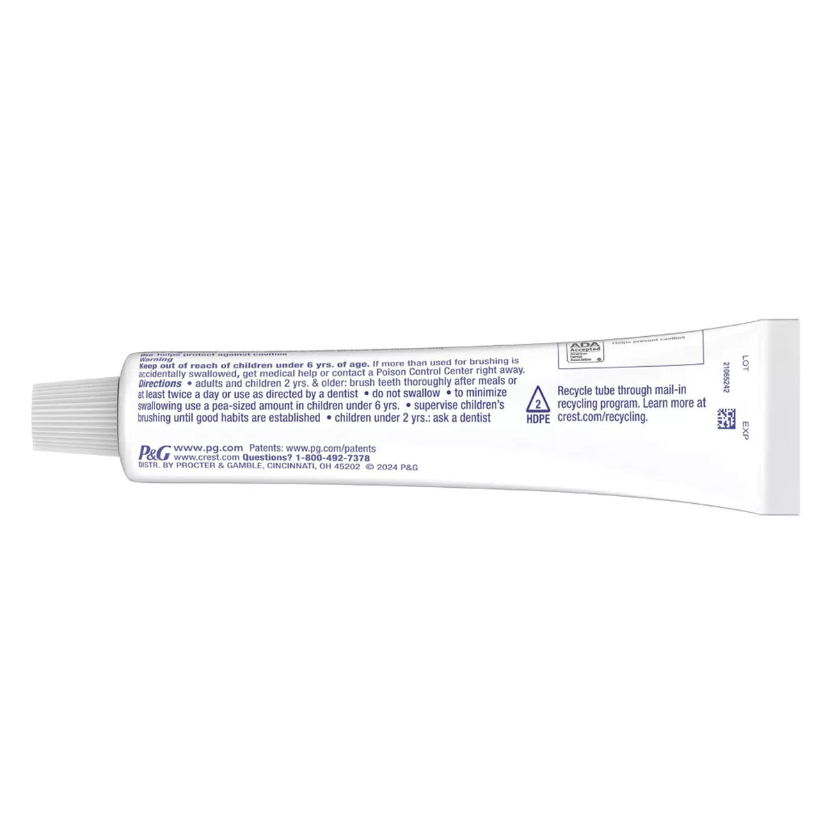 Toothpaste 8.2 Ounce Cavity Protection Regular (Pack of 2) by Crest – 8.2 Ounce (Pack of 2), Pack of 2, Model PR00310