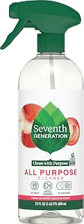 Seventh Generation All Purpose Cleaner, Fresh Morning Meadow Scent, Cuts Grease, 23 Fl Oz