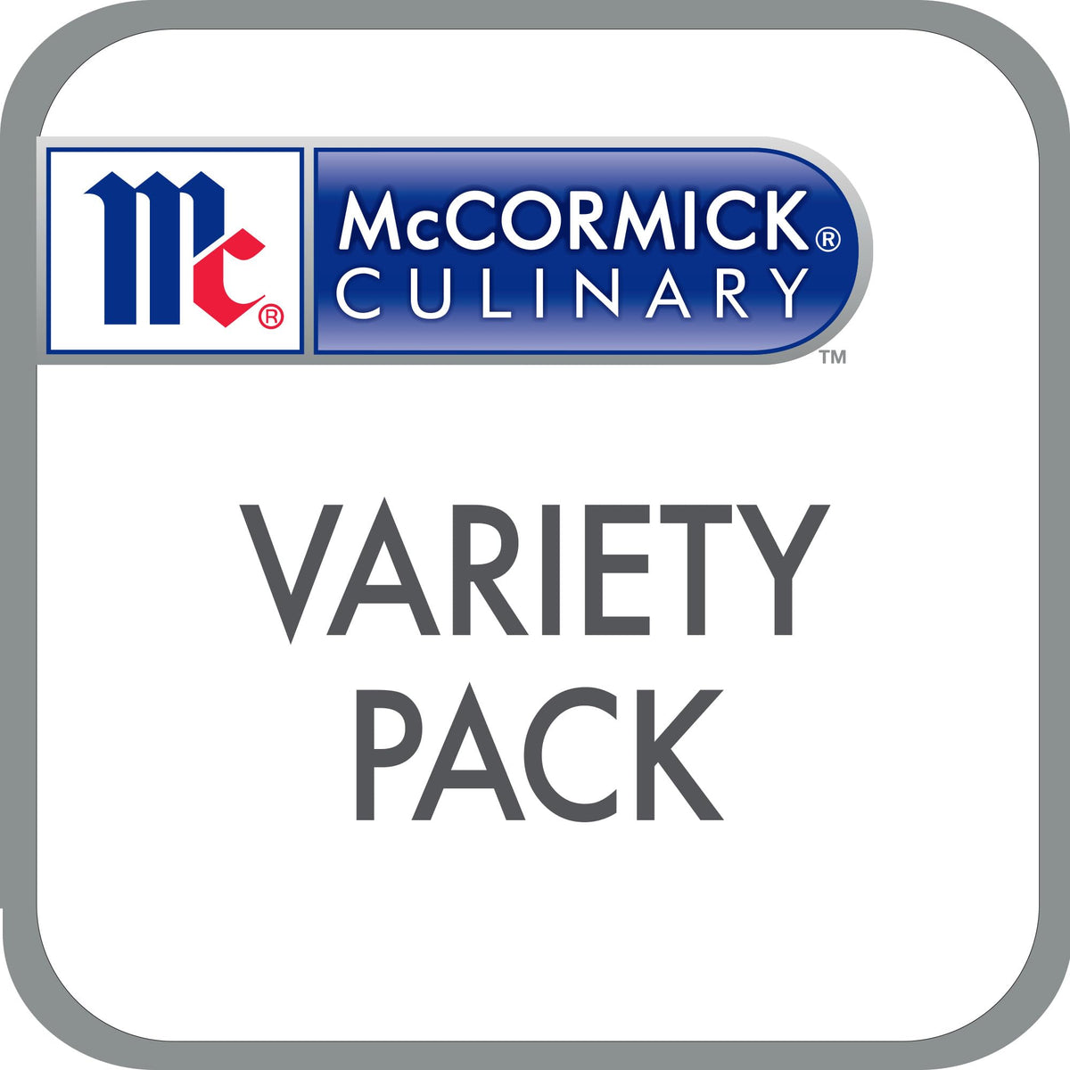 Seasoning Blend Variety Pack (Italian by McCormick Culinary – 55.25 Ounce, Pack of 3