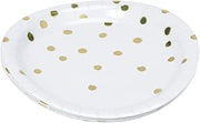 Creative Converting 329956 LUNCHEON PLATE, GOLD FOIL 7" Multicolor