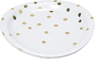 Creative Converting 329956 LUNCHEON PLATE, GOLD FOIL 7" Multicolor