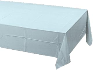 Creative Converting Tablecover Tableware items, 54" x 108", Pastel Blue