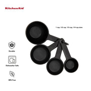 KitchenAid Black / 4-Piece / 8.0 ounces Cups