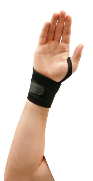Wraparound Wrist Support by Medline – Black, Model ORT19700