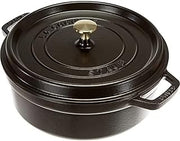 STAUB Cocotte shallow Round 26cm Black