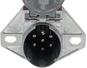 RoadPro RP2345FSAE 7-Way Electrical Trailer Plug with Cable Guard 7-Pin Trailer Wiring Connector