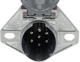RoadPro RP2345FSAE 7-Way Electrical Trailer Plug with Cable Guard 7-Pin Trailer Wiring Connector