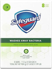 Safeguard Bar Soap, 8 Count