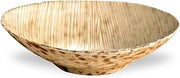 PacknWood 210BBOUSCOUP - Mini Bamboo Leaf Round Dish - Round Biodegradable Plates - Eco Friendly Round Plates - Sturdy & Durable Wood Style Plates - (2 oz, 3.1" x 0.79") - (Case of 1000)