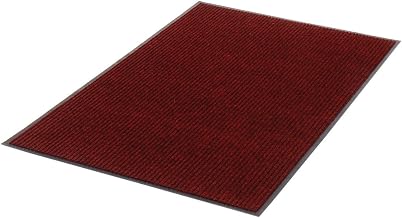 Apache Mills Deep Cleaning Ribbed Entrance Mat, Red, 48 x 72