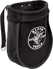 KLEIN TOOLS 51A Tool Pouch, Utility Pouch for Carrying Nuts and Bolts, with Interior Pocket, No. 10 Canvas, 9 x 3.5 x 10-Inch