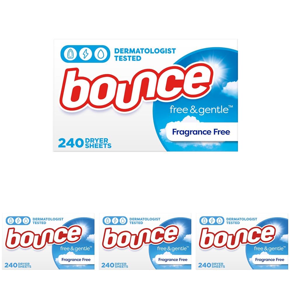 Bounce White / 240 Count (Pack of 4) / Dryer Sheets Dryer Sheets