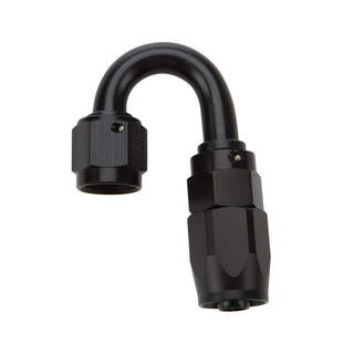 Reusable Hose End Black 180 Deg Elbow by Allstar Performance – 16, Aluminum, Black, Model ALL49386