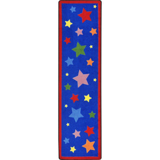 Kid Essentials Reading Superstars Childrens Rugs by Joy Carpets – 2' x 7'8" (Rectangular), Nylon, Multi Color, Model 1853RR