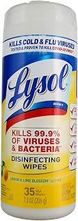 Lysol 81145 7 X 8 Lemon & Lime Blossom Disinfecting Wipes 35 Count