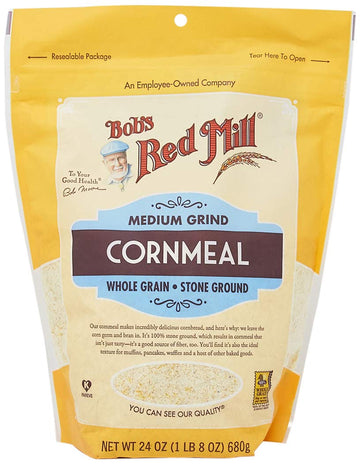 Medium Grind Cornmeal by Bob's Red Mill – 24 Ounce (Pack of 1), Model 1148S24