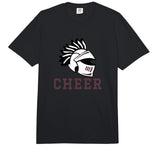 Curtis High School Warriors Cheer Comfort Colors Adult Heavyweight T-Shirt by Curtis High School, Staten Island, NY 10301 – Purple Tie Dye, Model JS3YW4KTSDX
