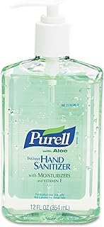 Purell 363912EA Advanced Instant Hand Sanitizer w/Aloe, 12oz Pump Bottle