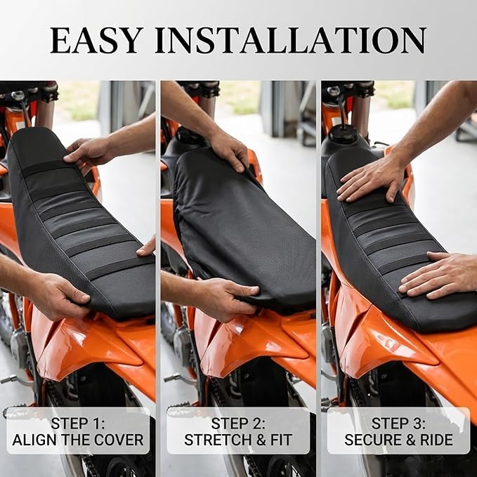 Motorcycle Seat Cover for Cobra CX50 FWE 30th Anniversary by freenximi – normal, Black, Model 175579_FShengli-26773318-03