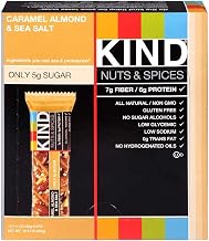 Kind Healthy Caramel Almond Sea Salt Snack Bar, 1.4 Ounce -- 72 per case.
