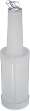 Carlisle FoodService Products Stor N' Pour Complete Quart Bundle Bottles, Lids, Necks, And Spouts for Bar, Kitchen, And Restaurant, Plastic, 1 Quart, Assorted Colors, (Pack of 12)