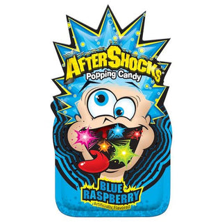 Aftershocks Blue Raspberry Popping Candy - 24 per pack - 8 packs per case – Pack of 24