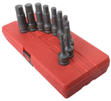 2638 1/2-Inch Drive SAE Impact Hex Driver Set by Sunex Tools – SAE, Alloy Steel, Black, Model SUN2638