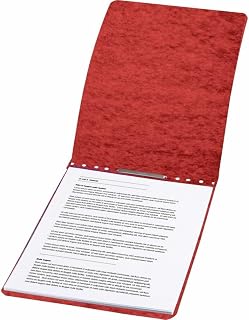 ACCO Brands ACCO 3" Capacity Presstex Top Binding Cover, Red
