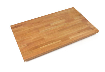 Blended Cherry Counter Top with Varnique Finish by John Boos – 18"L x 25"W, Cherry Wood, Varnique Semi-Gloss, Pack of 118, Model CHYKCT-BL1825-V