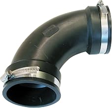 Fernco Flexible, 90 Deg. Flexible Repair PVC Sewer & Drain Elbow (1/4 Bend) - 1 Each, 3 in. (Pack of 10)