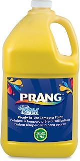 Prang Non-Toxic Ready-To-Use Washable Tempera Paint44; 1 Gallon44; Yellow