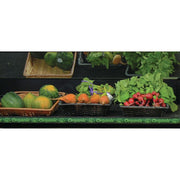 Wicker Storage Basket Black Plastic - 10" L x 7 1/2 W x 3" H by HUBERT – 10"Lx7.5"Wx3"H, Plastic, Black, Model K340-FT BLK