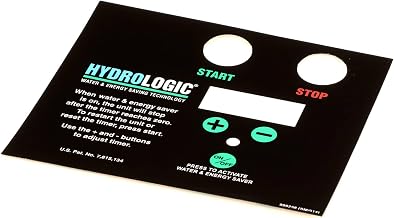 Direct Replacement for SALVAJOR 999258 Appliance Control Overlay Hydrologic Sm/