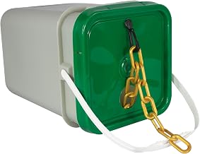 Mr. Chain Plastic Barrier Chain Pail, Gold, 2 in x 160 ft (50009-P)