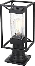 Elegant Lighting Willington 7" Outdoor Pendant in Black