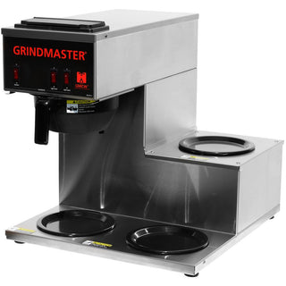 Grindmaster CPO-3RP-15A Portable Pourover Coffee Brewer with 1 Top and 2 Bottom Warmers by Grindmaster Cecilware – Stainless Steel, Model EQ-POUROVER-C-CPO-3RP-15A